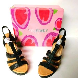 Via Pinky Wedge Sandal Shoes NIB